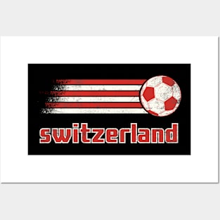 Switzerland Soccer Retro Vintage Posters and Art